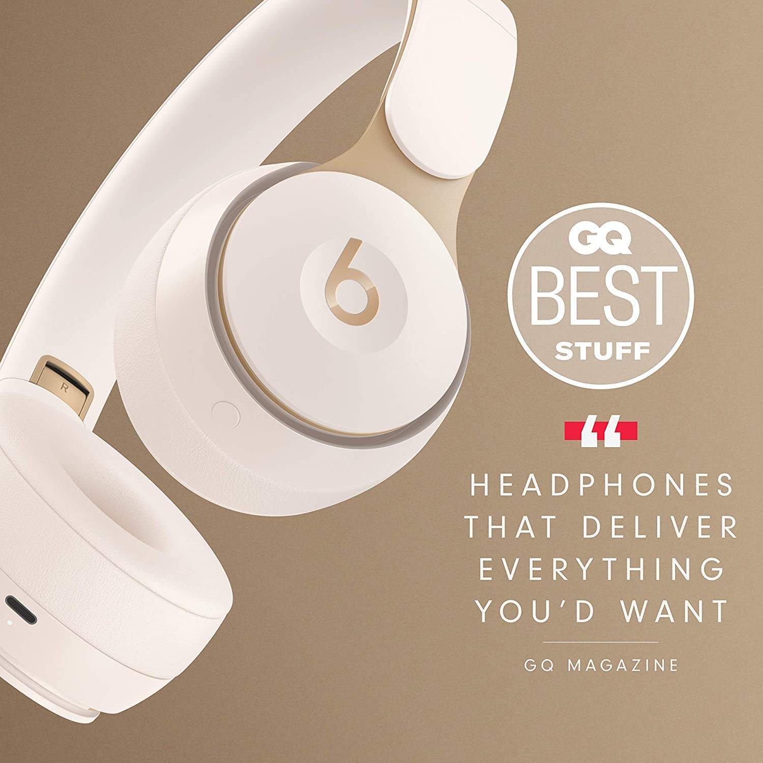 Beats Solo Pro Wireless Noise Cancelling On-Ear Headphones with Apple H1 Chip | Bluetooth 5.0 | 22-Hour Battery Life | Built-in Mic | Ivory - Perfect for Travel, Workouts & Home Office Use