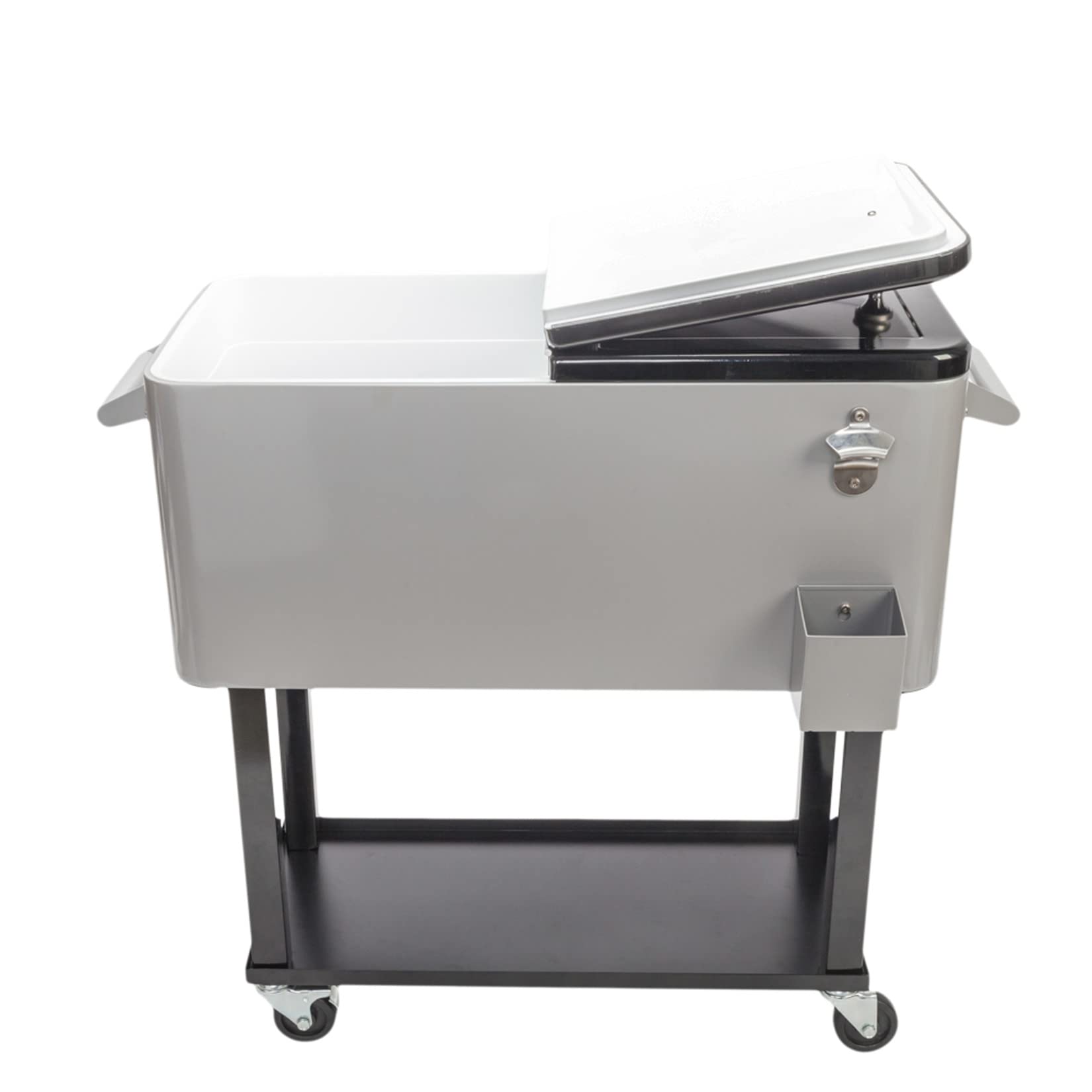 ME&WE 80QT Heavy Duty Iron Spray Cooler with Adjustable Shelf - Perfect for Outdoor Camping, Picnics, BBQs, and Tailgating Parties