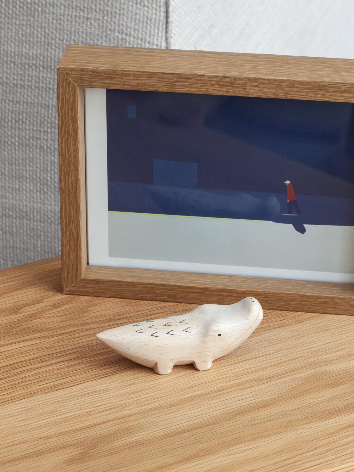 Handmade Wooden Crocodile Animal Toy - Perfect for Kids Playtime, Nursery Decor, and Educational Learning Activities