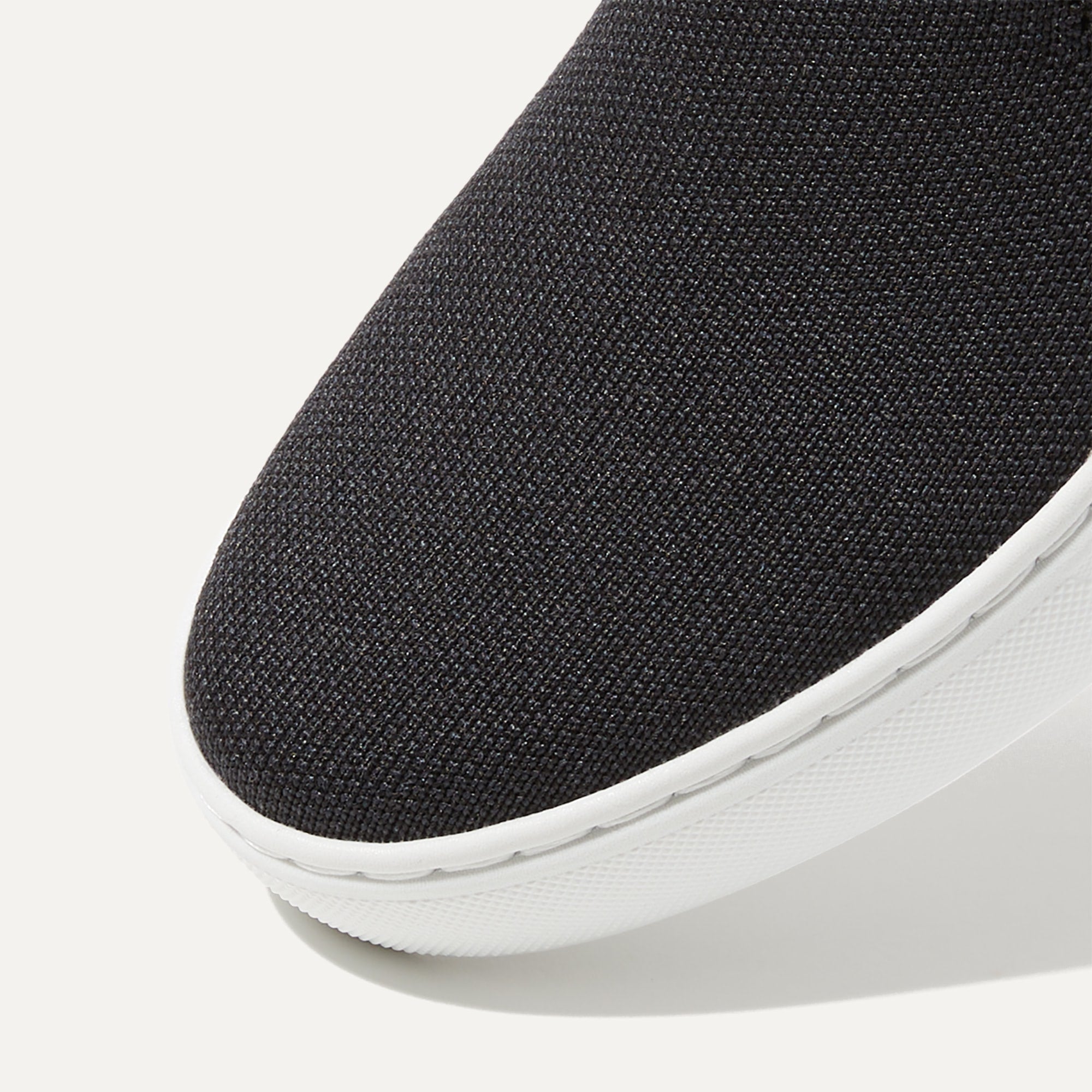 Original Slip-On Sneakers for Men & Women - Black Solid Color Comfortable Casual Shoes for Walking, Running, and Everyday Wear
