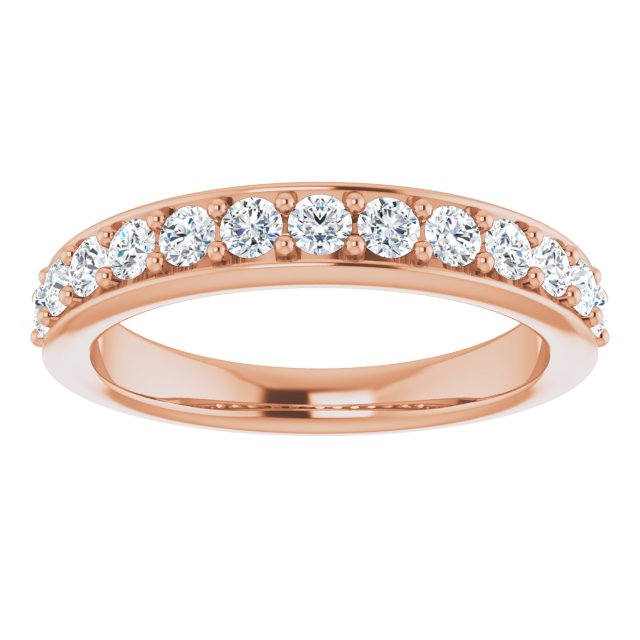 0.50 Carat Round Cut Diamond Wedding Band - Elegant & Timeless Ring for Engagement, Proposal, Anniversary & Special Occasions