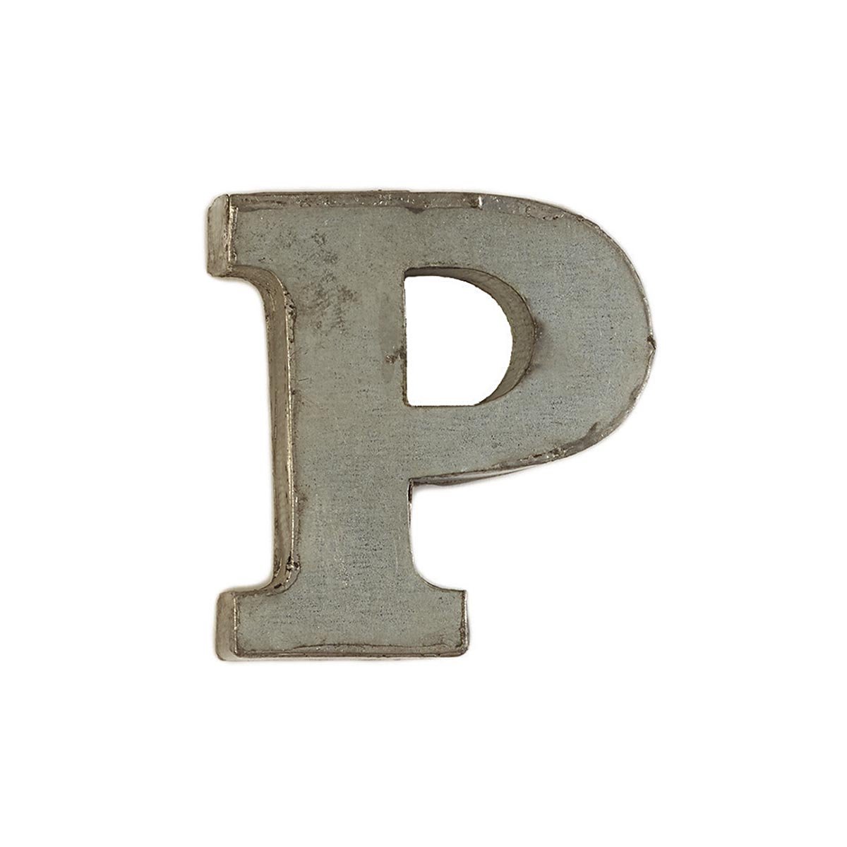 The Country House Collection Small Decorative Tin Letters - Personalized Alphabet for Home Decor, Wall Art, Wedding & Party Signage - Perfect for Rustic Farmhouse, Nursery, and DIY Craft Projects