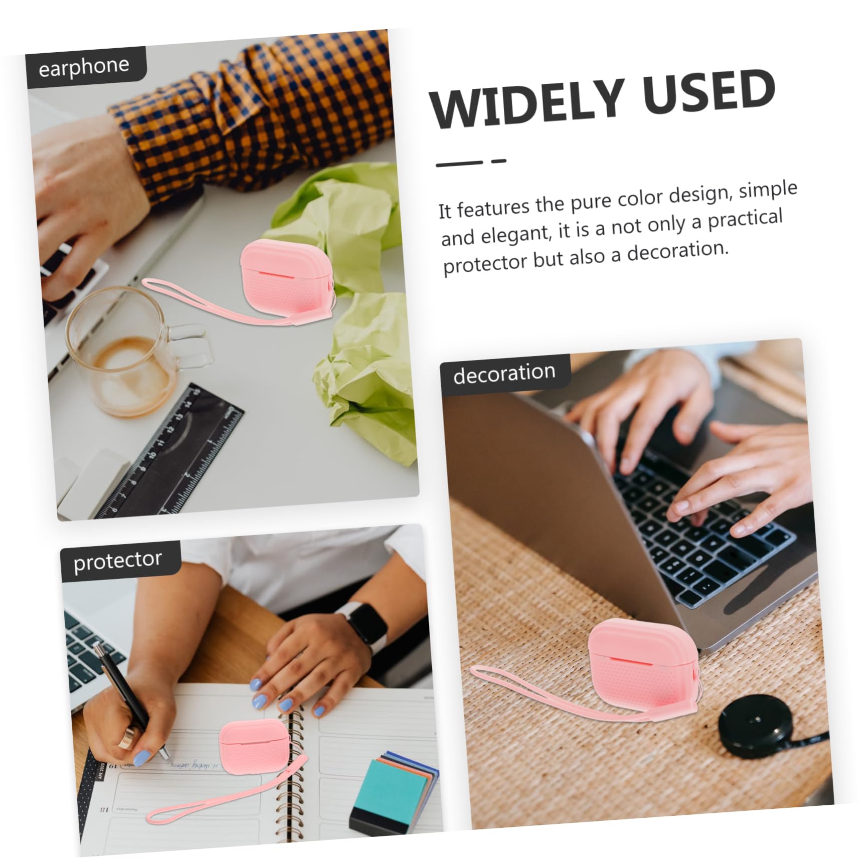 Veemoon Pro2 Wireless Earbuds Case - Protective Charging Cover for AirPods Style Headphones | Perfect for Gym, Travel & Daily Use