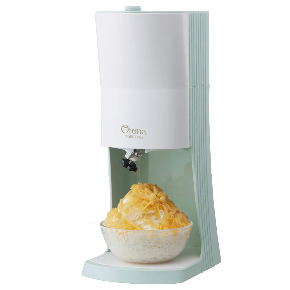 Doshisha Electric Fluffy Snow Shaking Machine with 3 Ice Cups - Green DTY-20GR | 2020 Model | Perfect for Cocktails, Bubble Tea & Desserts