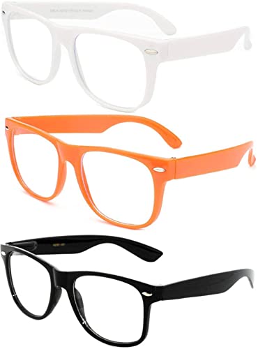 White, Orange, Black