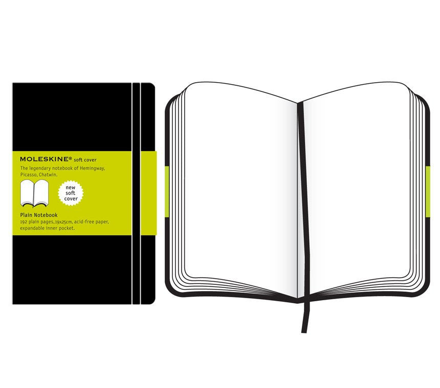 Moleskine Classic Plain Notebook - Hard Cover, Large (5