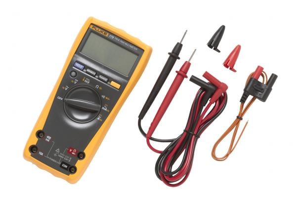 Fluke 179 True RMS Digital Multimeter with Backlight, Temperature Measurement & ESFP Safety Rating - Perfect for Electricians, HVAC Technicians & Industrial Maintenance