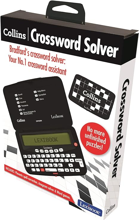 Collins Bradford Electronic Spell Checker with Thesaurus & Word Games - Perfect for Students, Writers & Office Professionals