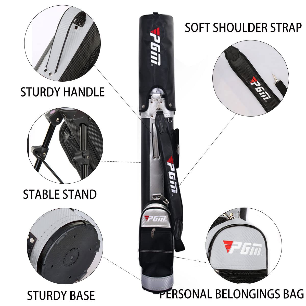 **Lightweight Waterproof Golf Stand Bag for Men & Women - Durable & Easy Carry Sunday Golf Bag for Course & Travel - Perfect for Weekend Golfers & Frequent Travelers**