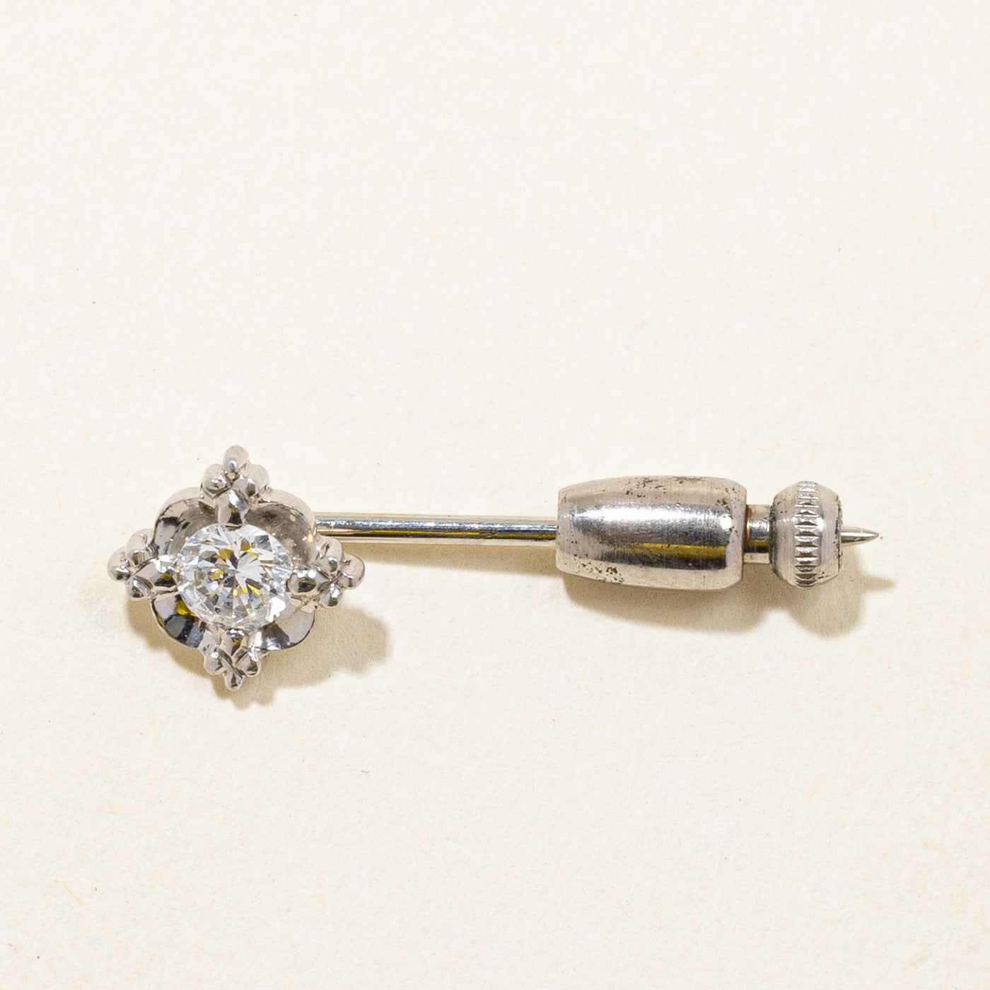 0.25ct Small Diamond Pin - Elegant & Dainty Jewelry for Women - Perfect for Weddings, Parties & Everyday Wear