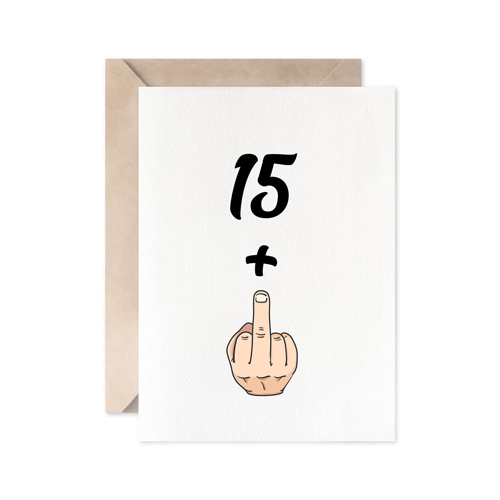 Funny 16th Birthday Card for Girls & Boys | Sweet 16 Years Old Joke Gift Card | Perfect for 15+1 Celebrations, Teen Birthday Parties & Milestone Gifts