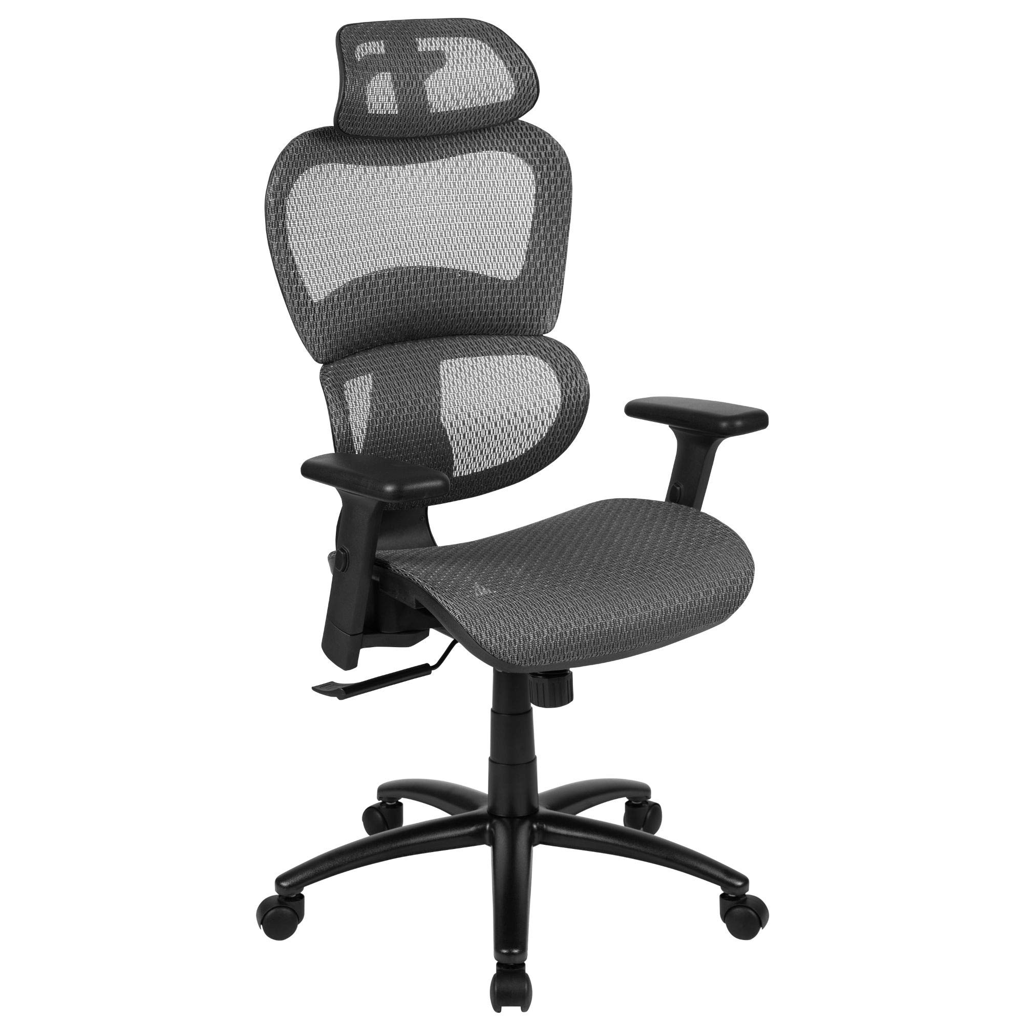 Ergonomic Mesh Office Chair with Synchro-Tilt - 51.75