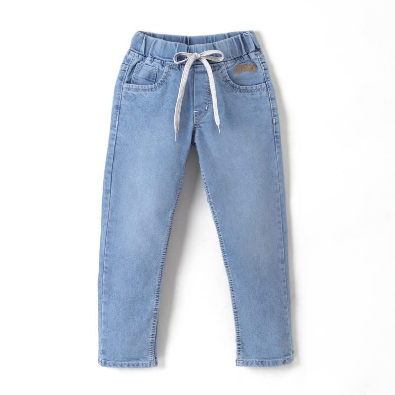 Chopper Club Boys Stretchable Slim Fit Jeans - Comfortable Denim Pants for Active Kids | Perfect for School, Play & Outdoor Activities