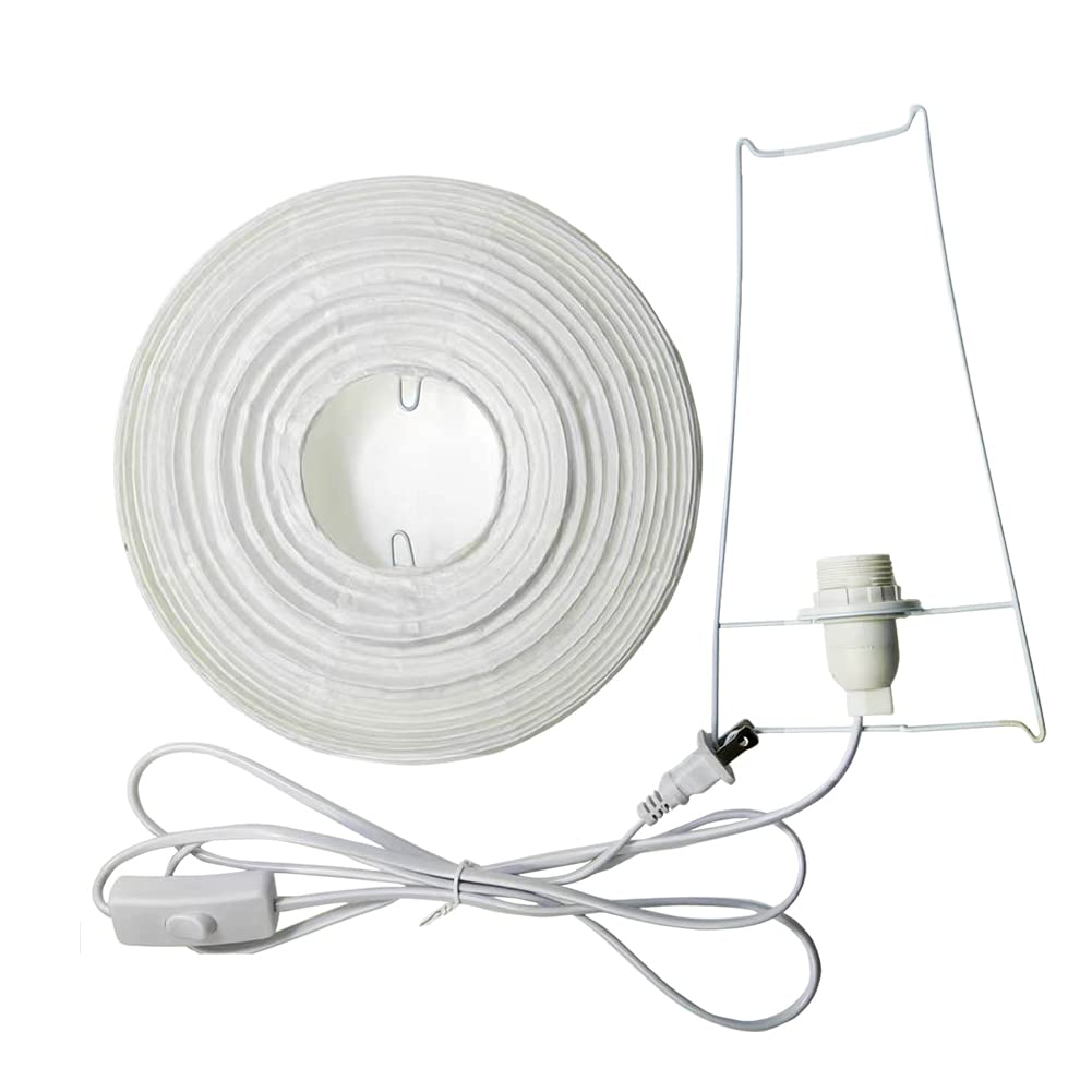 Archi Table Lamp - Modern Standing Lamp with Rice Paper Shade for Bedroom & Living Room Decor - Elegant Ball Design for Cozy Ambiance | Perfect for Nightstands, Reading Nooks and Home Office Lighting