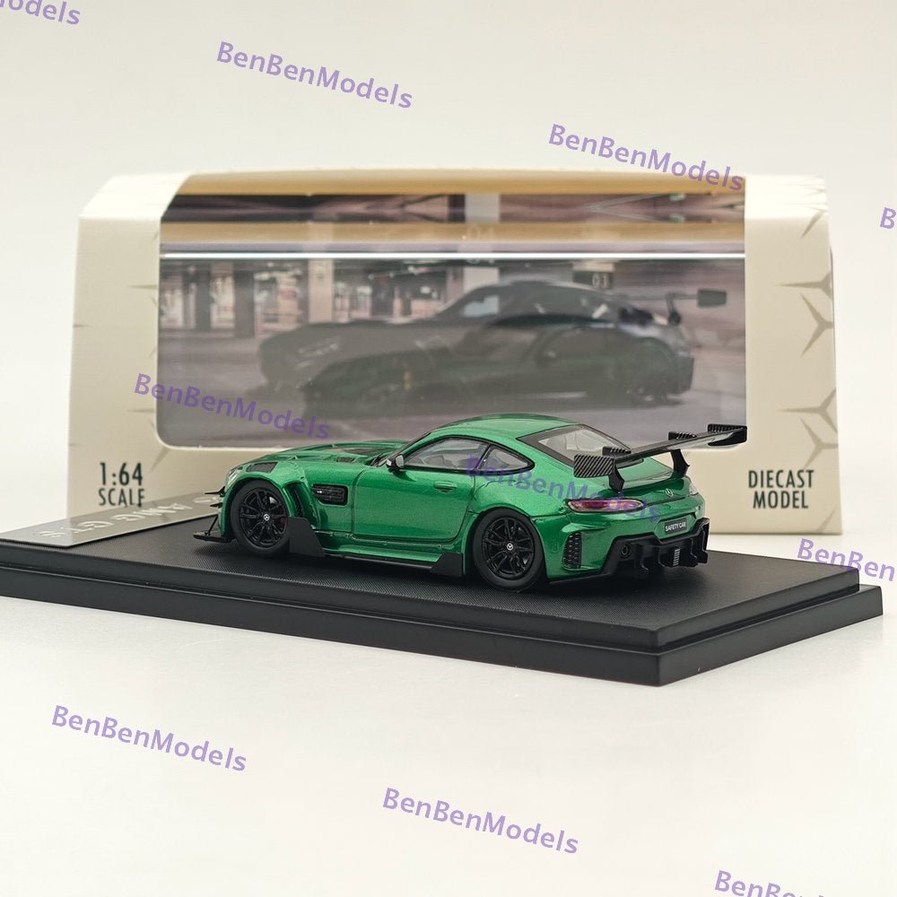 1:64 Rhino Model RM Mercedes AMG GTS Widebody Racing Sports Car Diecast Model - Green Collectible Toy for Display, Racing Enthusiasts & Car Lovers