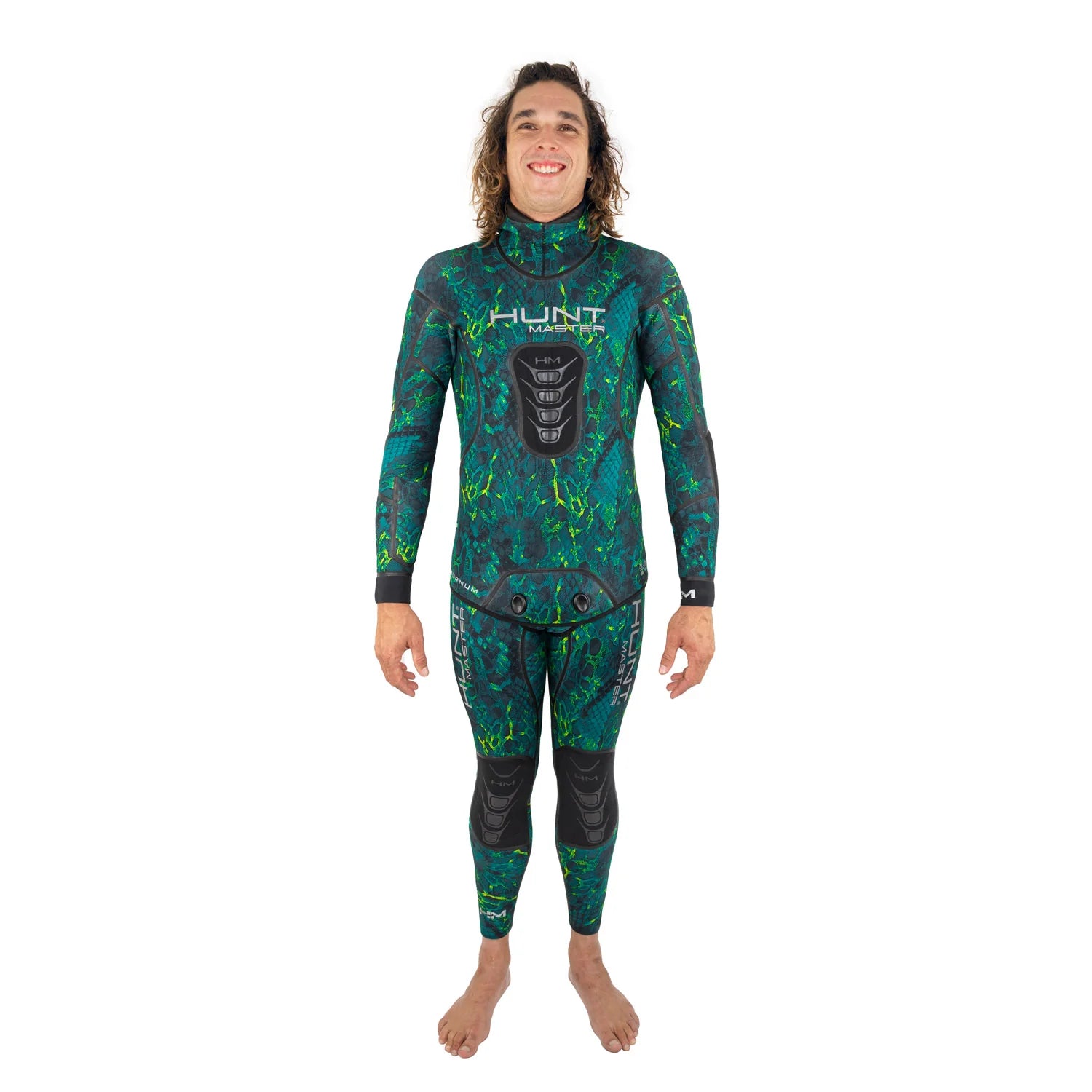 Hunt Master Burnum Huntsman or Huntress Wetsuit - 3.5mm/5mm Camo Series for Spearfishing, Scuba Diving & Water Sports