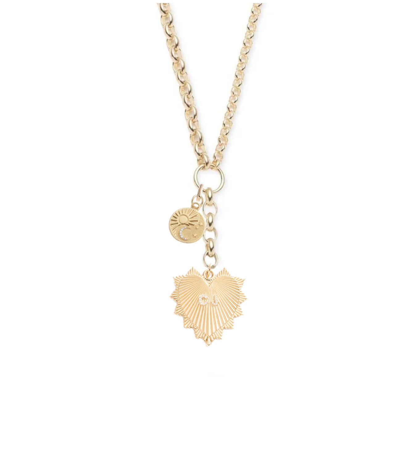 Custom Heavy Mixed Belcher Chain Necklace for Women - Trendy Layered Statement Jewelry for Casual & Party Wear