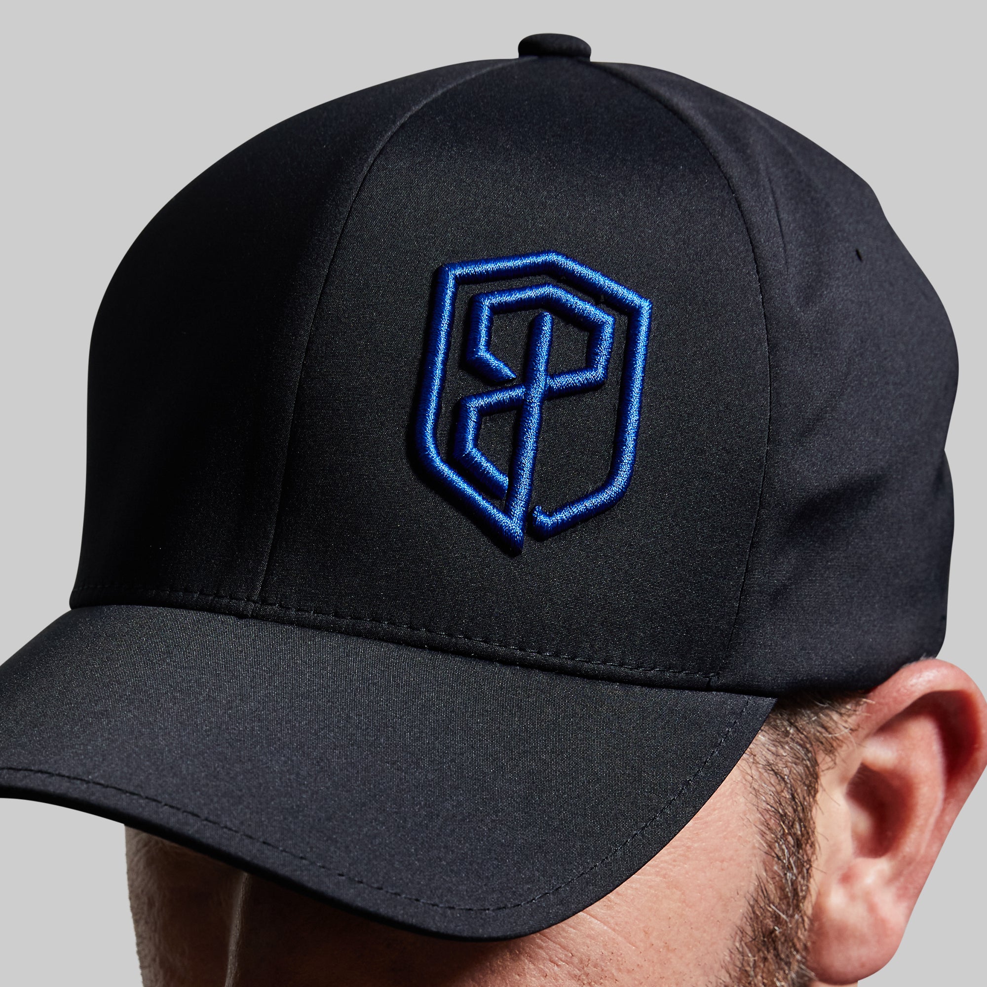 FlexFit Delta Hat - Thin Blue Line American Flag Baseball Cap for Men & Women | Adjustable & Breathable for Outdoor, Sports & Casual Wear