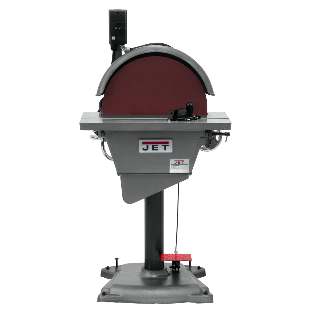 JET 20-Inch Disc Grinder, 3 HP, 220/440V 3 Phase Industrial Bench Grinder (Model J-4421-2) - Perfect for Metalworking, Woodworking & Heavy-Duty Grinding Tasks