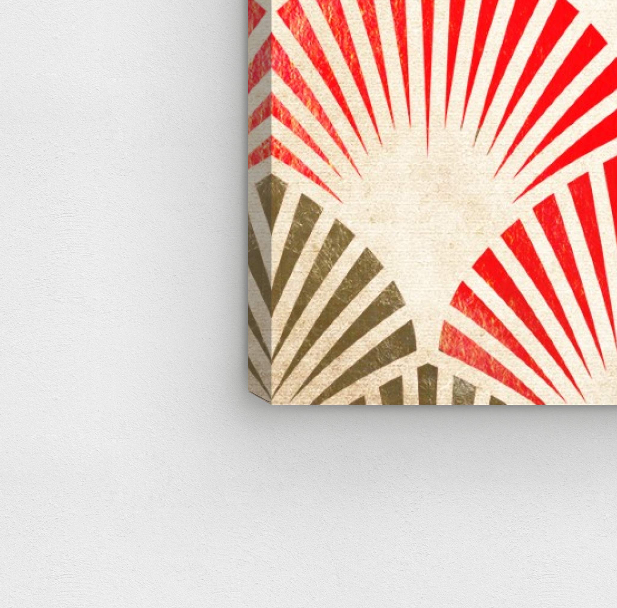 Oriental Deco Abstract Wall Art Canvas Prints - 12