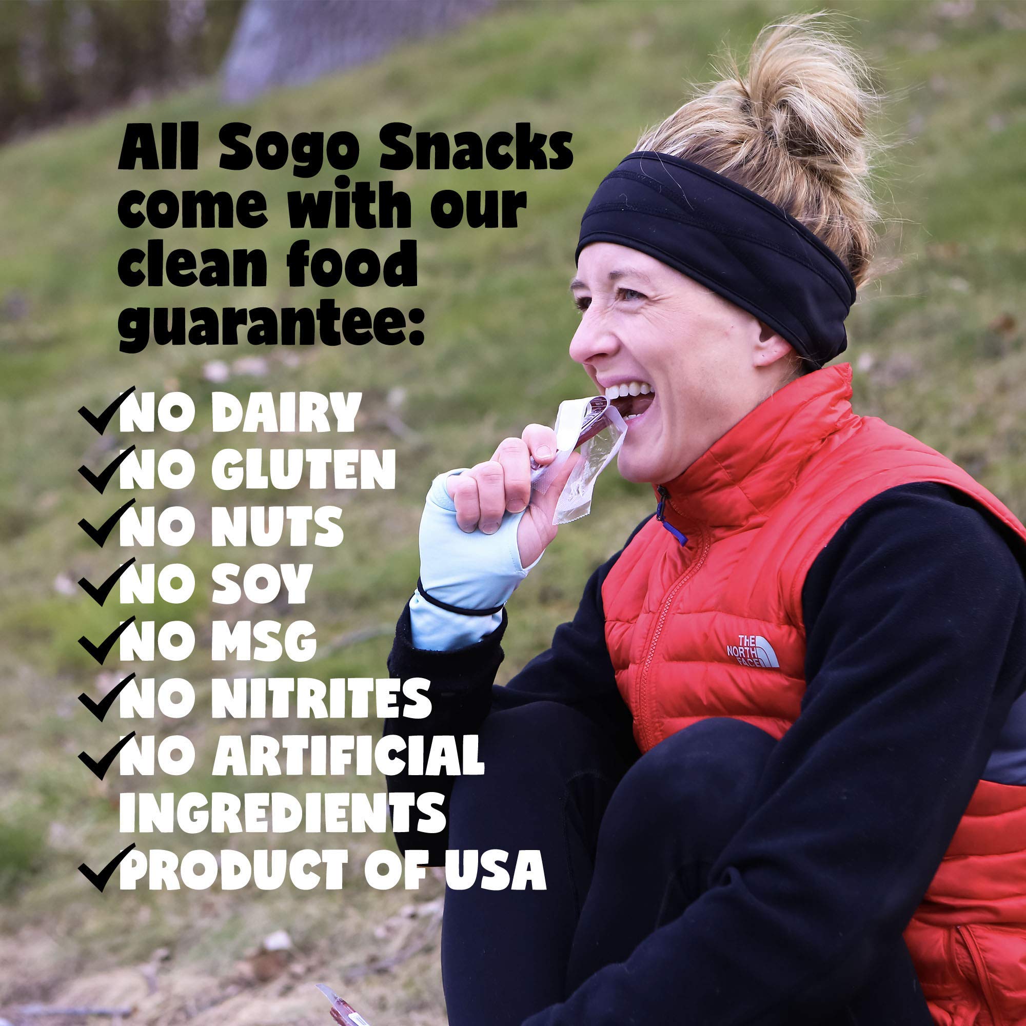 Premium Free-Range Turkey Jerky Snacks - No Sugar Added, Low Carb, Keto & Paleo Friendly - Gluten-Free Protein Snack for Hiking, Camping & Outdoor Adventures - Sourced from 3rd Generation Family Farm (72 Count)