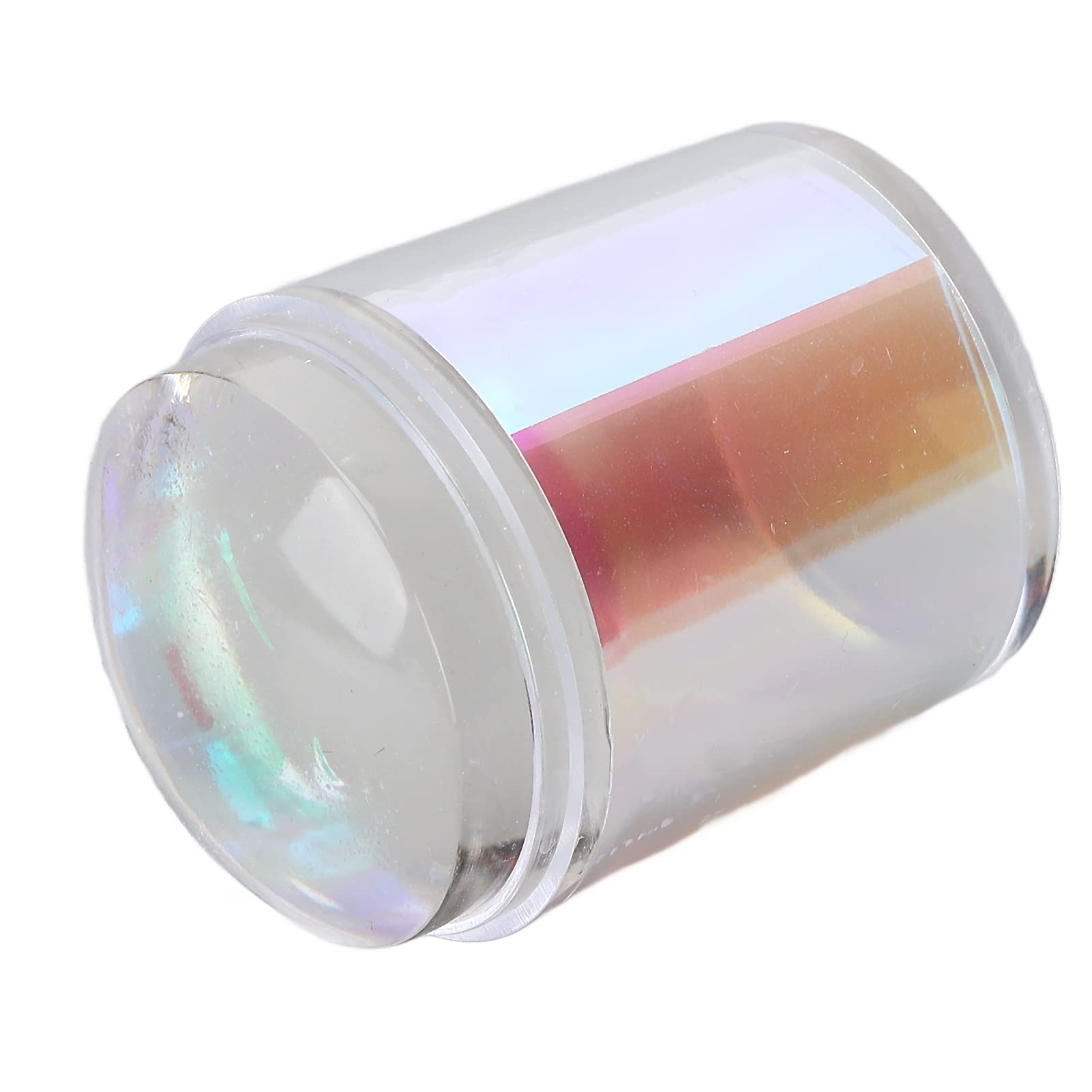 Clear Nail Stamper for Nail Art - Portable, Wear-Resistant & Stable Nail Stamp Tool for Professional Salon & Home DIY Manicure - Perfect for French Tips, Floral Designs & Creative Nail Art