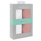 Ely's&Co. Soft Breathable Muslin Swaddle Blankets for Babies (2 Pack) - Perfect for Newborn Swaddling, Nursing Cover & Stroller Blanket