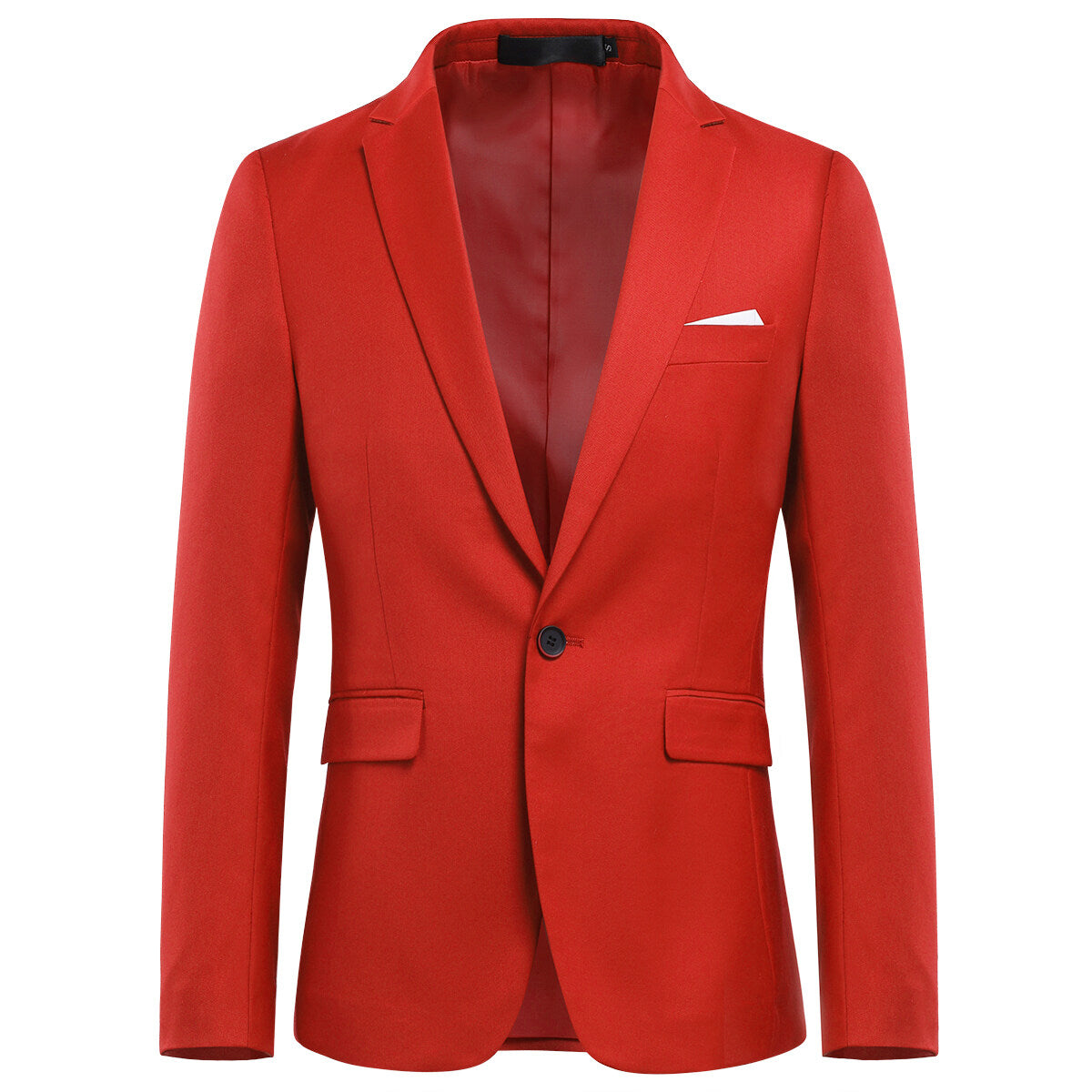 3 Piece Slim Fit Solid Color Jacket & Formal Suit for Men - Elegant Wedding, Prom, Business Attire - Perfect for Special Occasions & Professional Events