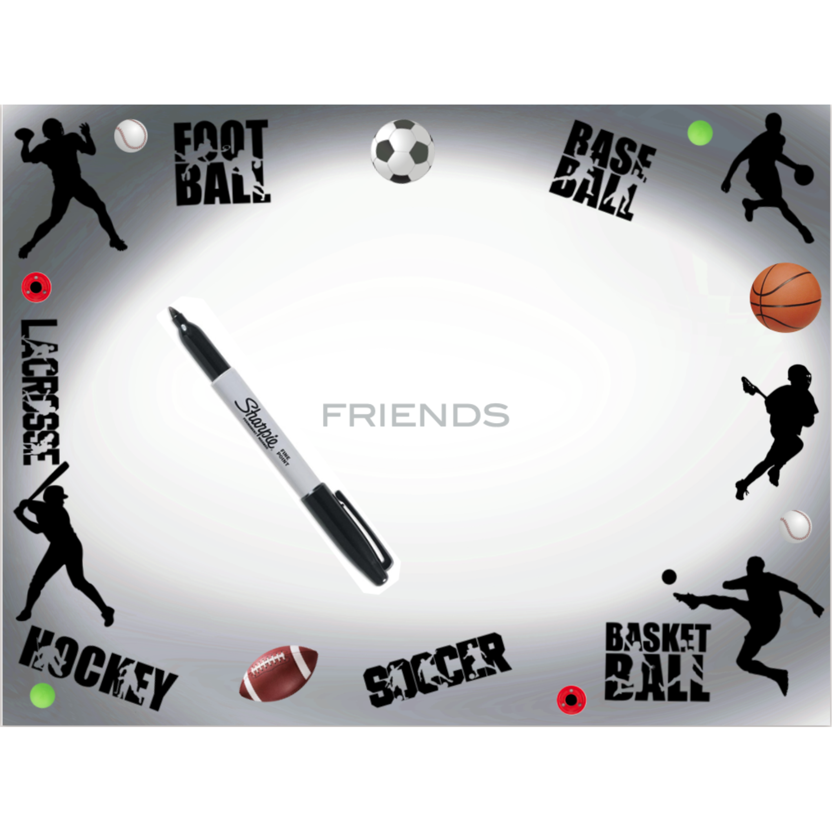 Multi-Sport Autograph Cling Its - Self-Adhesive Collectible Sports Stickers for Baseball, Basketball & Football - Perfect for Memorabilia, Fan Gifts & Scrapbooking