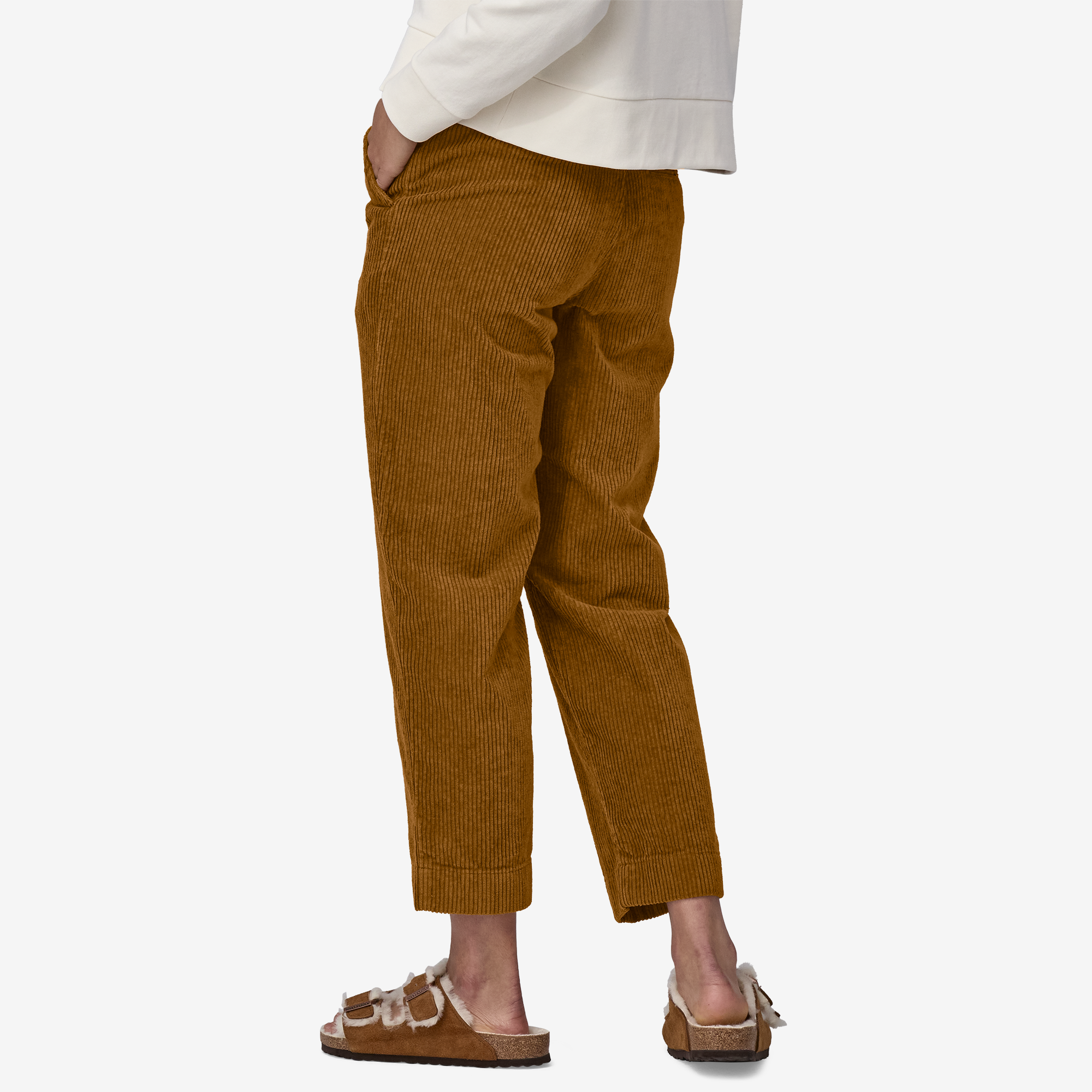 Women's Wide Wale Corduroy Pants - High Waisted Stretch Comfort Fit Trousers for Casual & Work Wear | Fall Winter Fashion Essentials