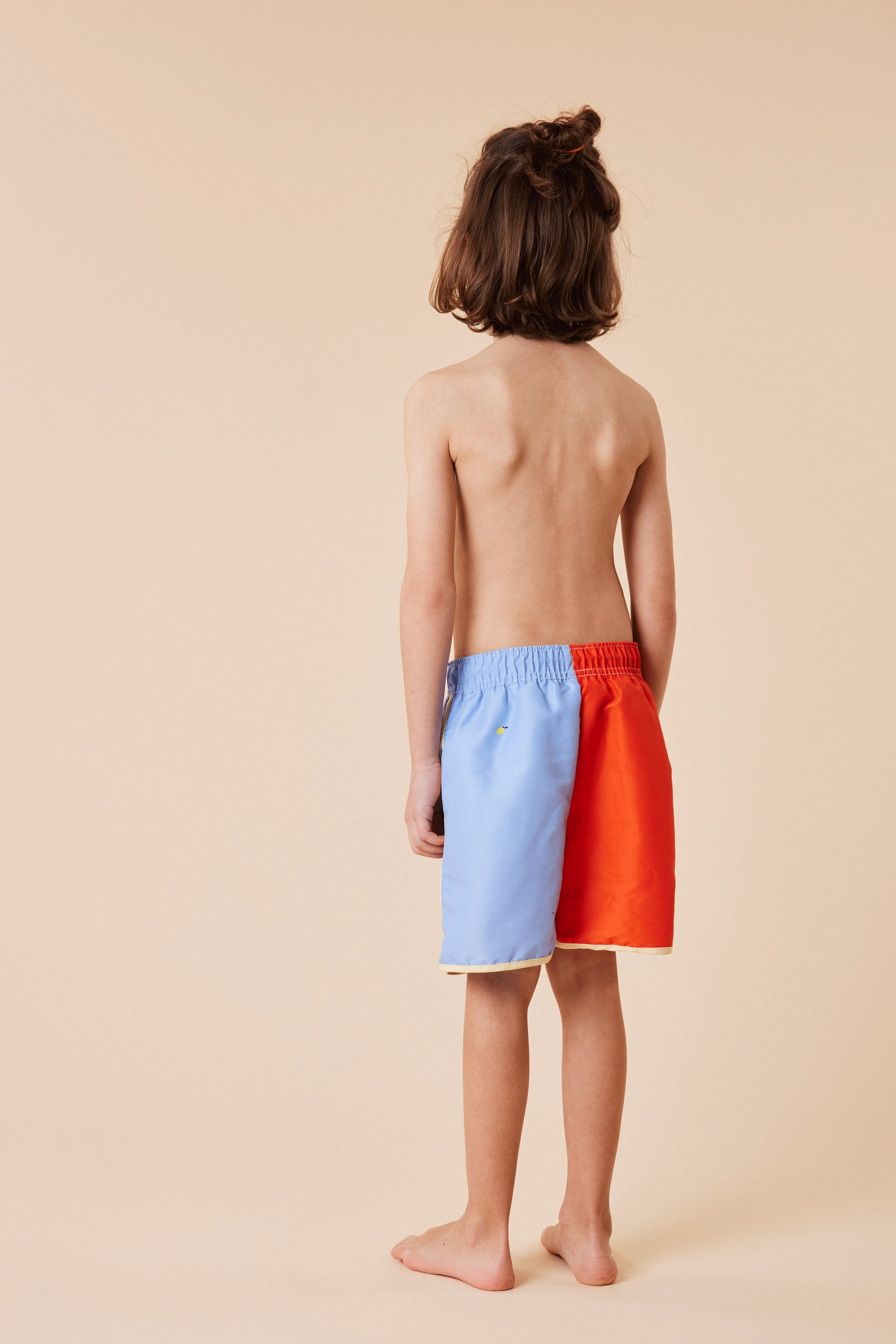 Sticky Lemon Men's Rugby Red & Badminton Blue Swim Shorts - Quick Dry, Comfortable for Swimming, Beach, and Sports Activities
