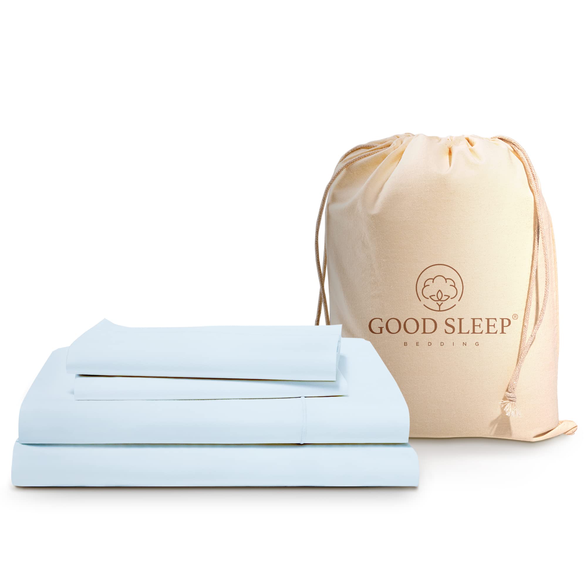 Premium Egyptian Cotton Twin XL Sheet Set - 1000 Thread Count, 3-Piece, Sateen Weave, Extra Deep 16