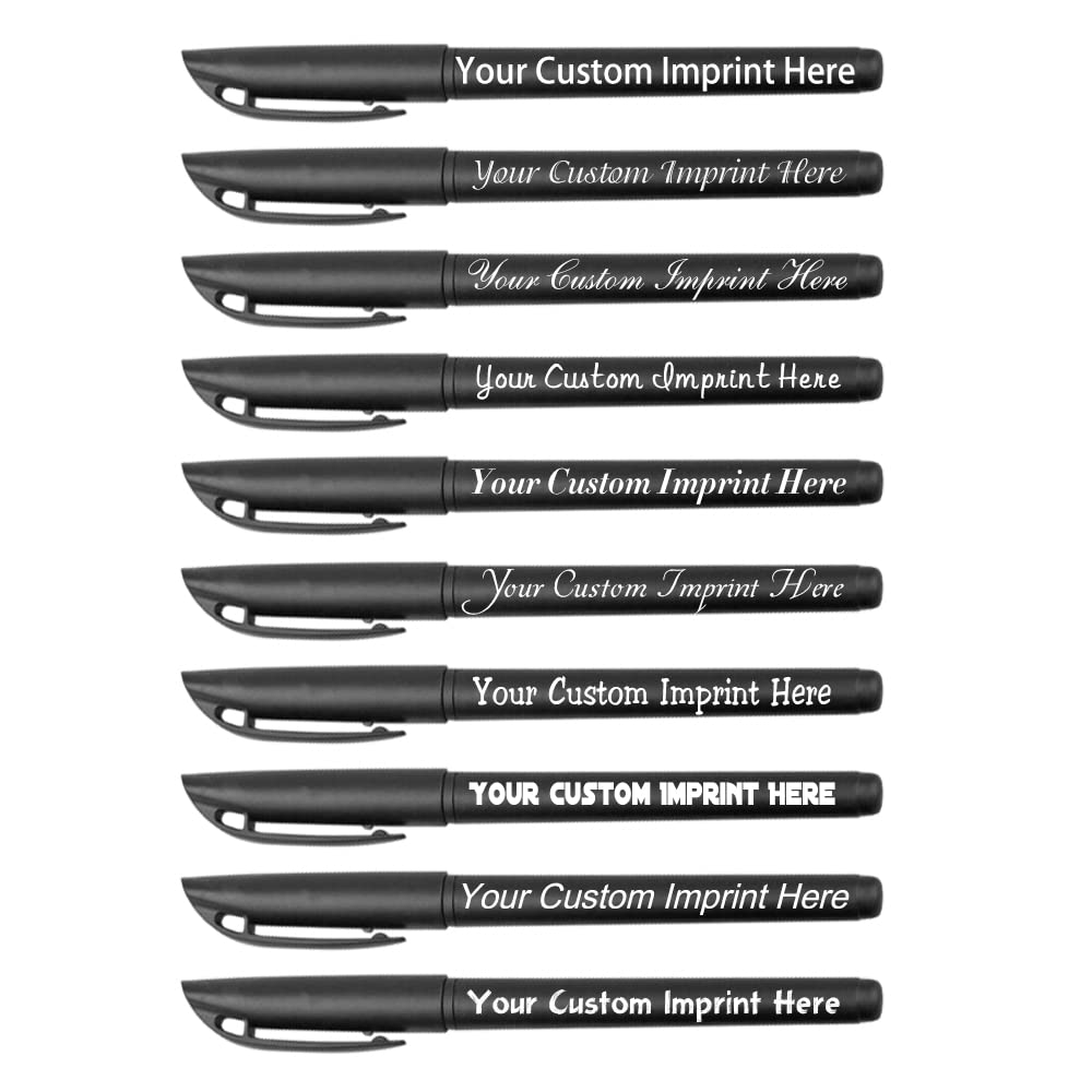 Custom Bulk Pens with Stylus Tip - Personalized Engraved Ballpoint Pens for Name, Logo & Messages - 100 Pack - Perfect for Business Promotions, Birthday Gifts & Graduation Favors - Ideal for Office Use, School Supplies & Corporate Events