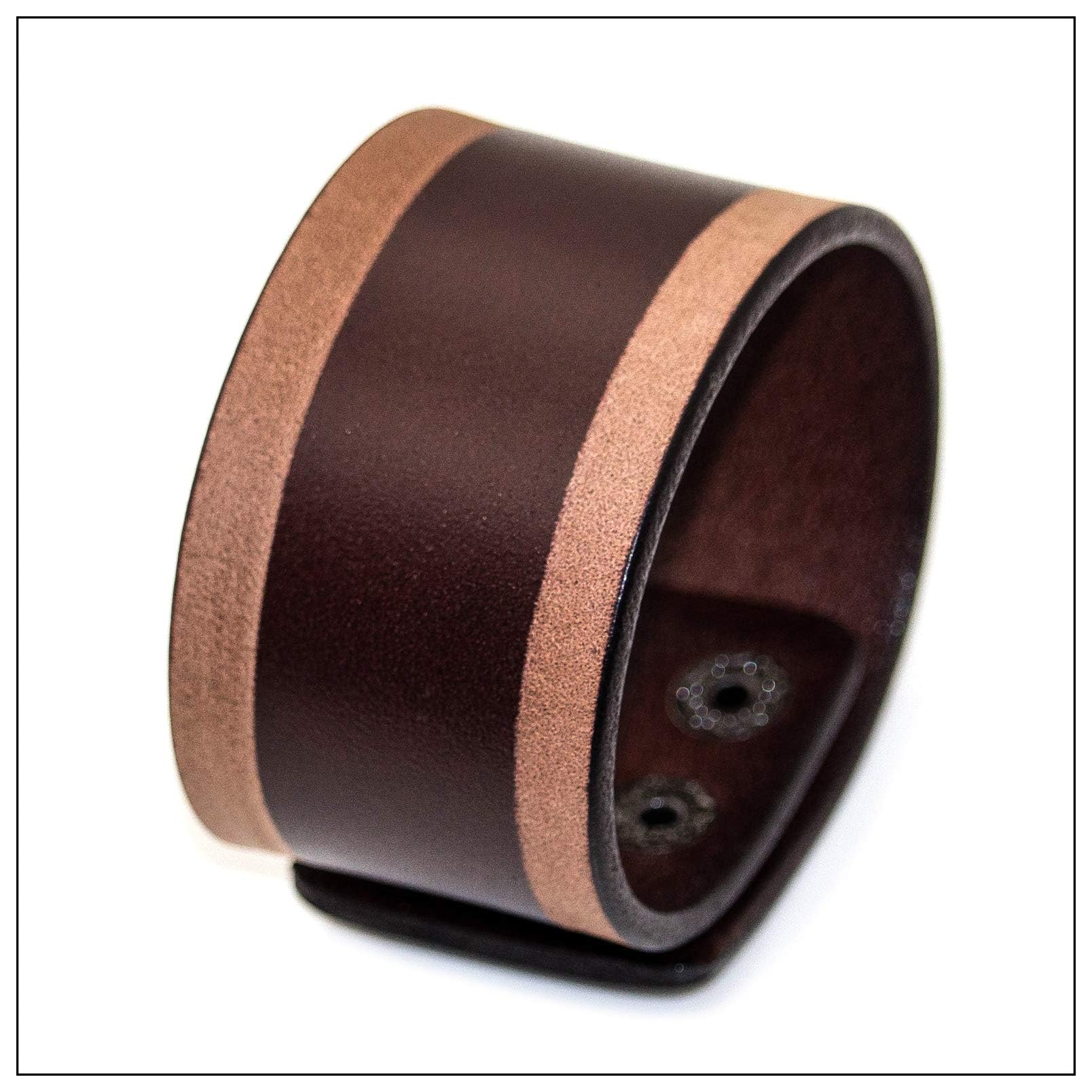 Punk Rock Adjustable Snap Wristband - Faux Leather Arm Cuff Bracelet with Print Pattern - Gothic Punk Fashion Accessory for Concerts, Festivals and Edgy Outfits