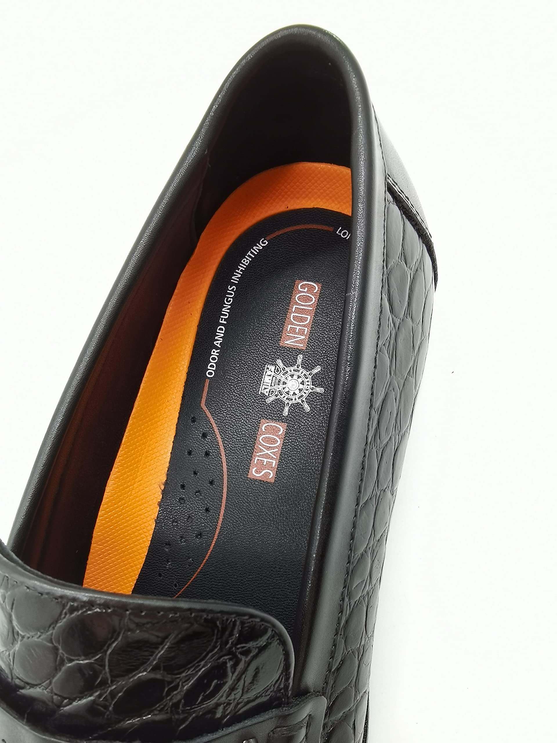 Men's Genuine Leather Slip-On Loafers - Comfortable Casual Driving Moccasins & Breathable Dress Shoes for Work, Travel & Everyday Wear