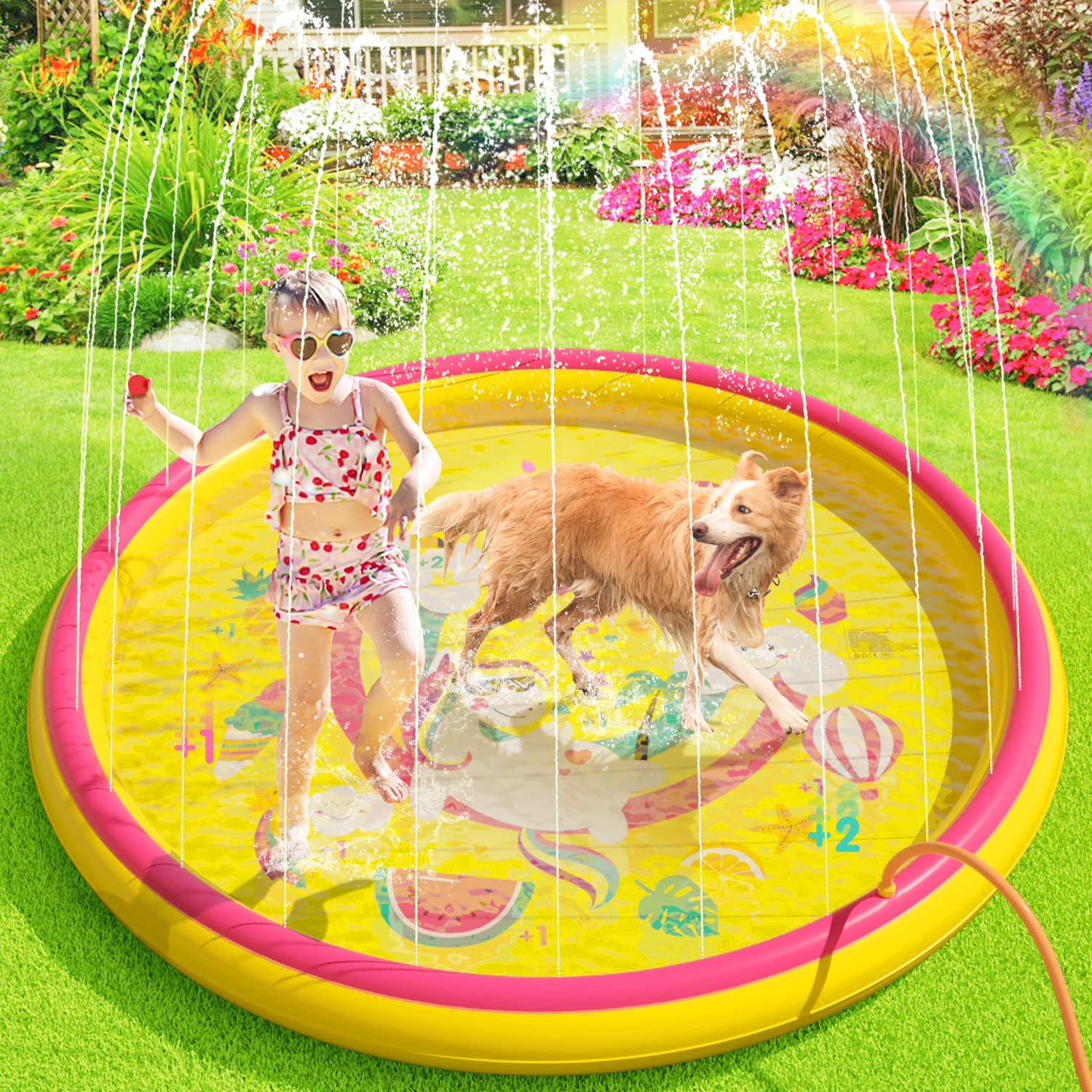 Peradix 3-in-1 Splash Pad for Kids - 68