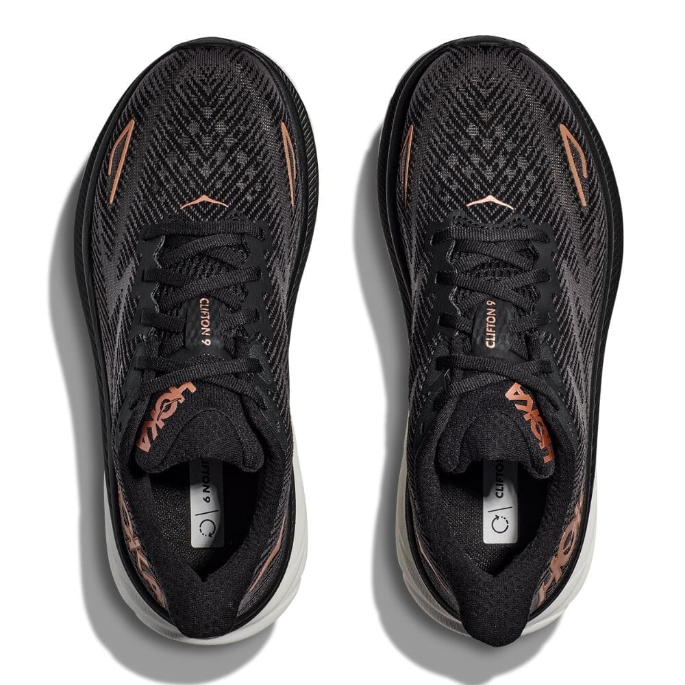 Hoka Women's Clifton 9 Wide Running Shoes - Lightweight Cushioned Sneakers for Road Running, Jogging & Walking - Comfortable Athletic Shoes for Women with Arch Support