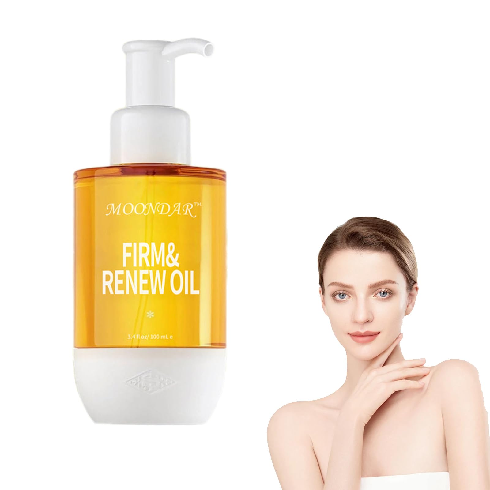 Moondor Firm & Renew Body Oil - Fast Absorbing, Non-Greasy After Shower Skin Serum | Vegan Seaweed Moisturizer for All Skin Types | Clean Beauty Skincare (1.35 fl oz) - Perfect for Post-Shower Hydration & Daily Skin Renewal