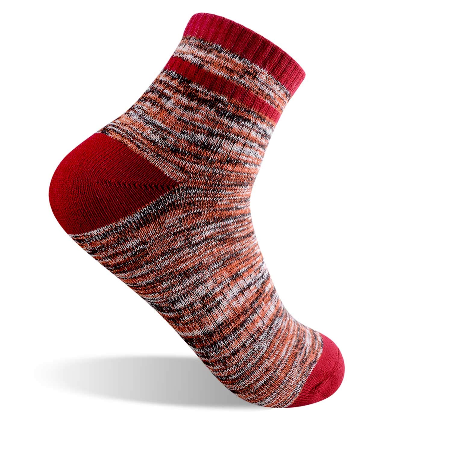 FEIDEER Women's Hiking Socks 6-Pack - Moisture Wicking Crew Socks for Walking, Outdoor Activities & Travel - Breathable Cushioned Socks for Hiking, Camping & Daily Wear