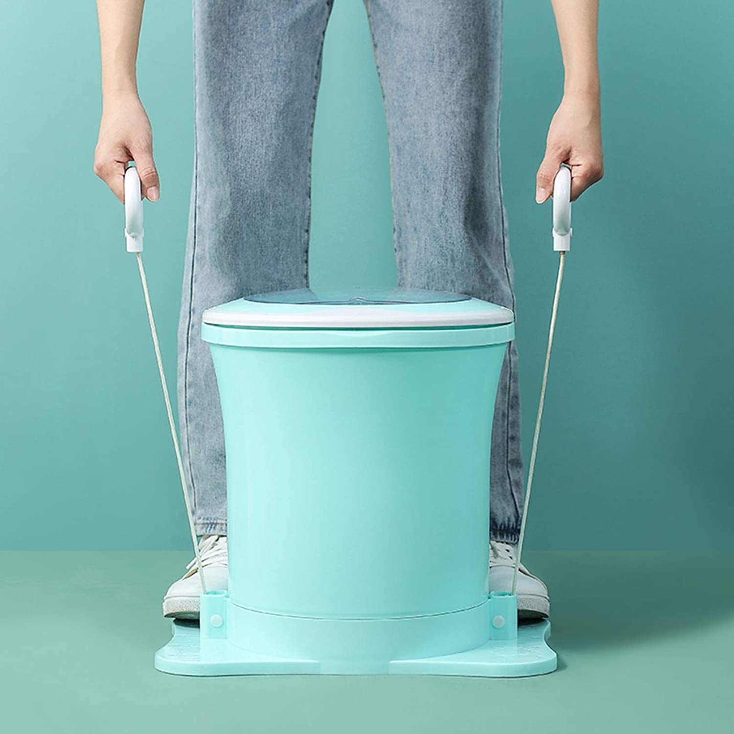 Portable Manual Spin Dryer for Clothes - Compact Non-Electric Laundry Wringer - Perfect for Apartments, Dorms, Camping & Travel - Quick Dry Solution for Small Spaces