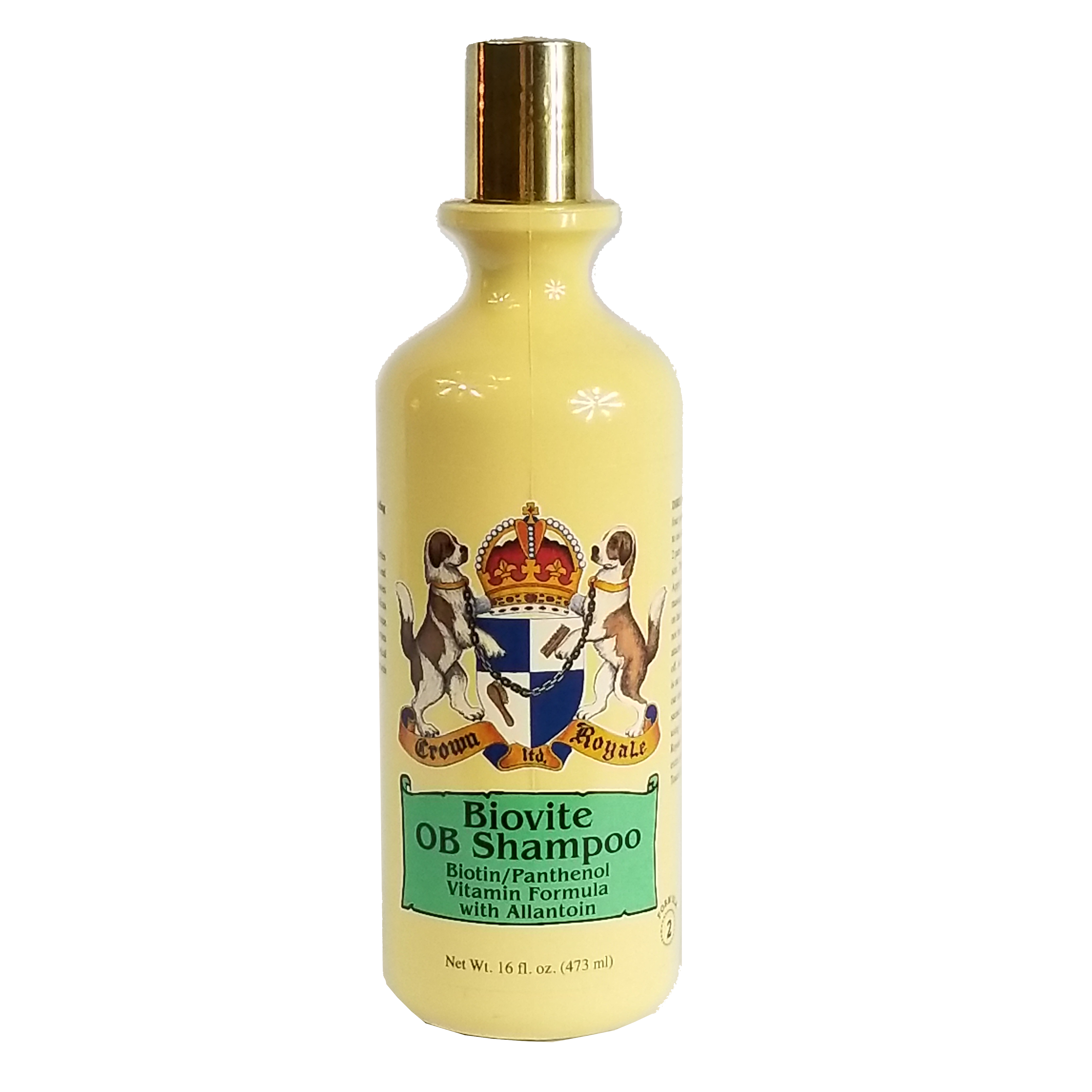 Crown Royale Biovite OB Shampoo Formula #2 - Organic Biotin Shampoo for Hair Growth & Thickness - Perfect for Daily Use & Damaged Hair Repair