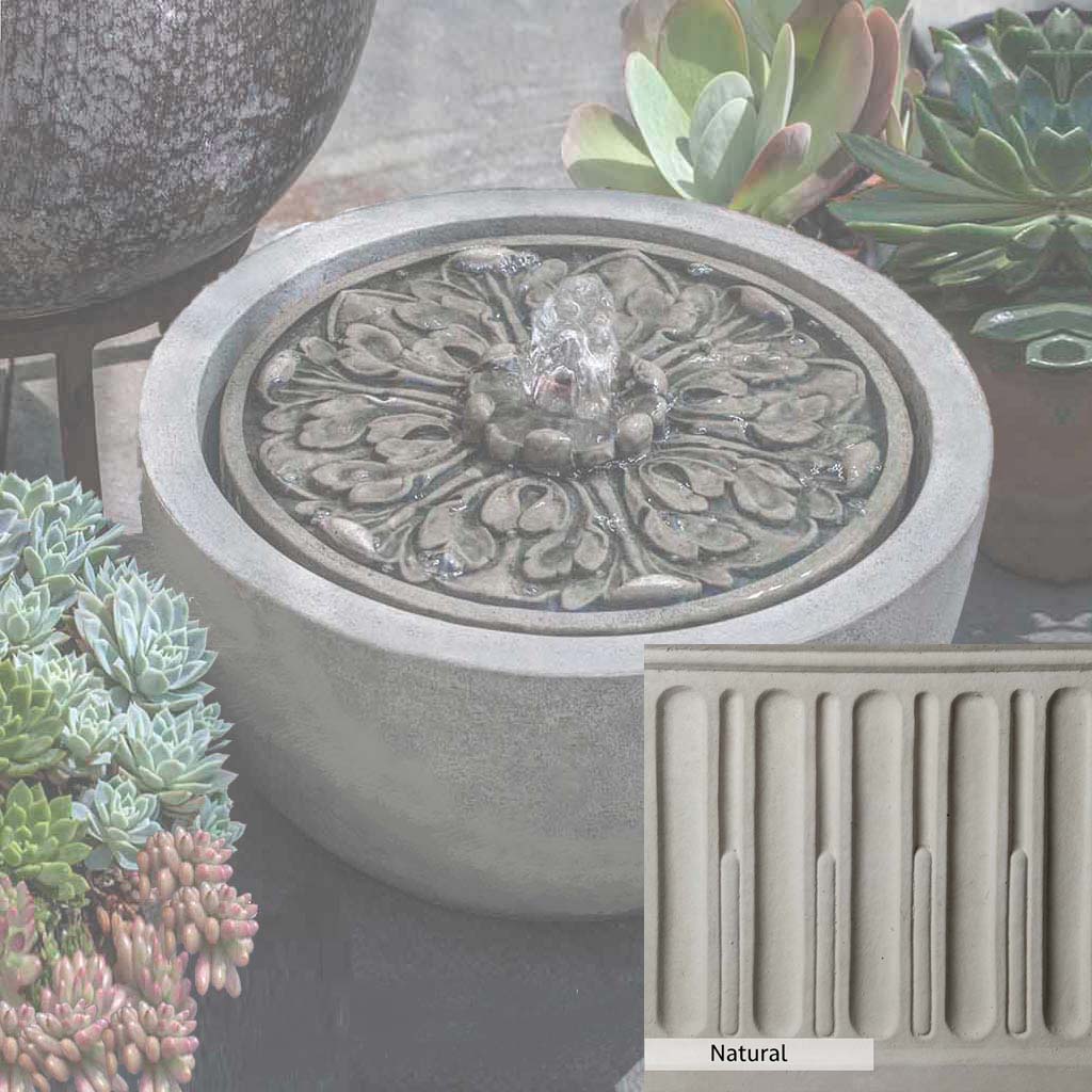 Campania International M Series Medallion Fountain - Outdoor Garden Water Feature for Patio, Yard & Landscape Decor | Classic Roman Design Waterfall Fountain