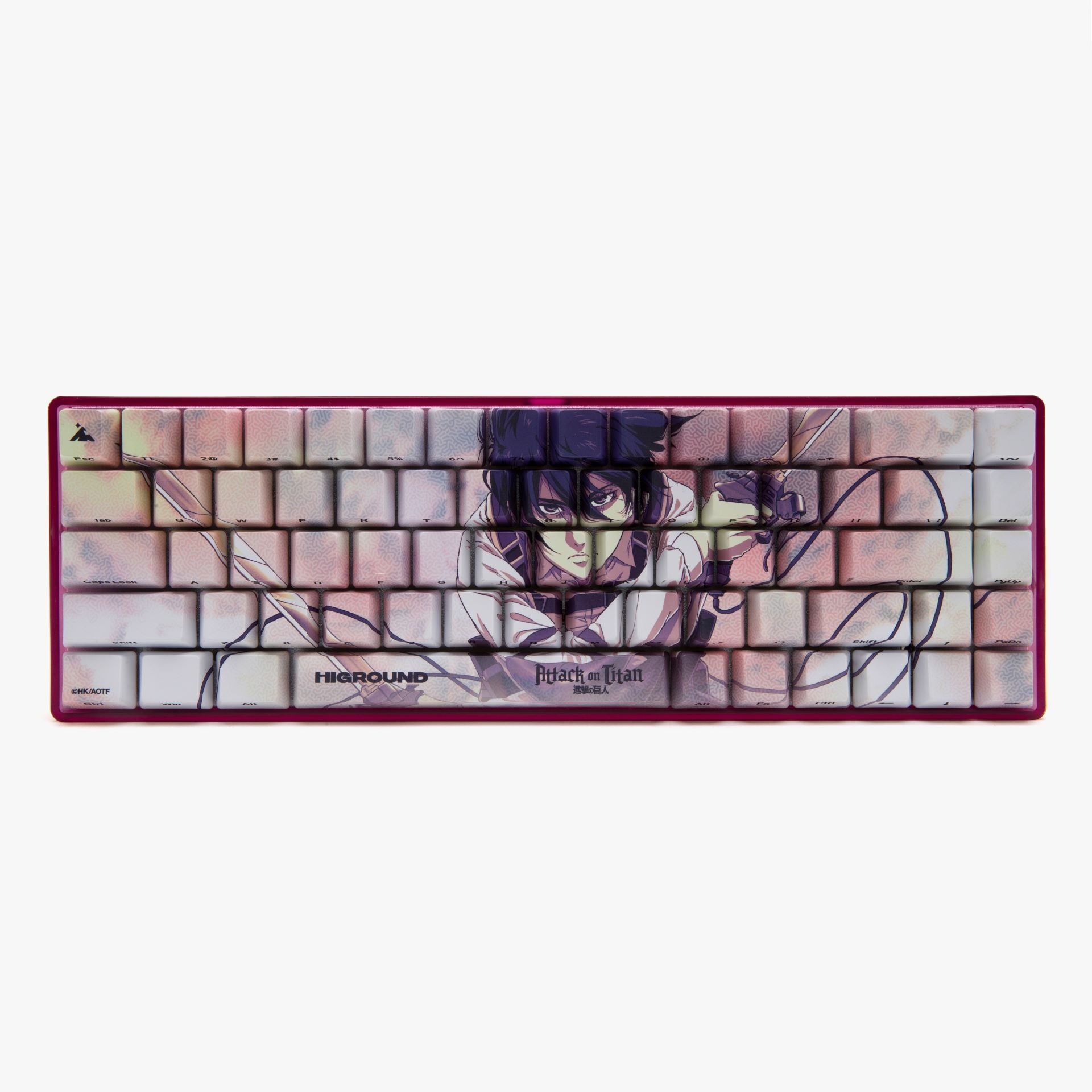 AOT2 x HG Basecamp 65HE Mechanical Keyboard - MIKASA Edition | Compact 65% Layout for Gaming & Typing | Perfect for Esports, Office Work & Programming