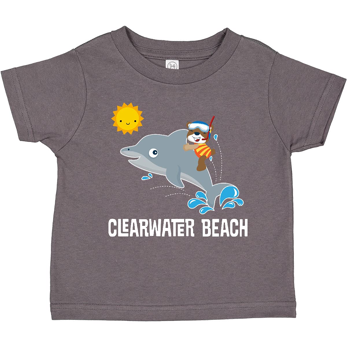 Clearwater Beach Florida Vacation Toddler T-Shirt - Cute Summer Outfit for Boys & Girls - Perfect for Beach Trips, Family Photos & Florida Souvenirs