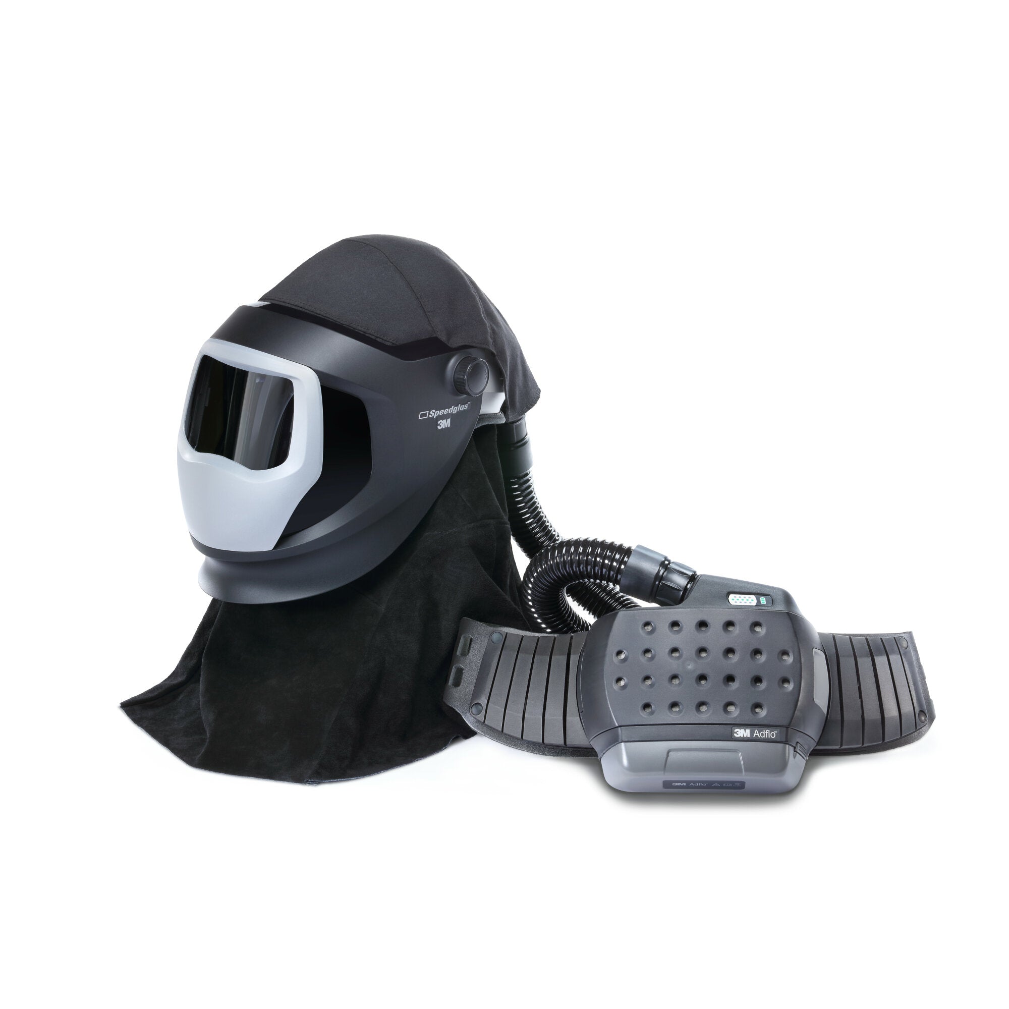 3M Adflo PAPR & Versaflo M Series Welding Helmet Kit with Speedglas Shield - Respiratory Protection for Industrial Welding & Metalwork