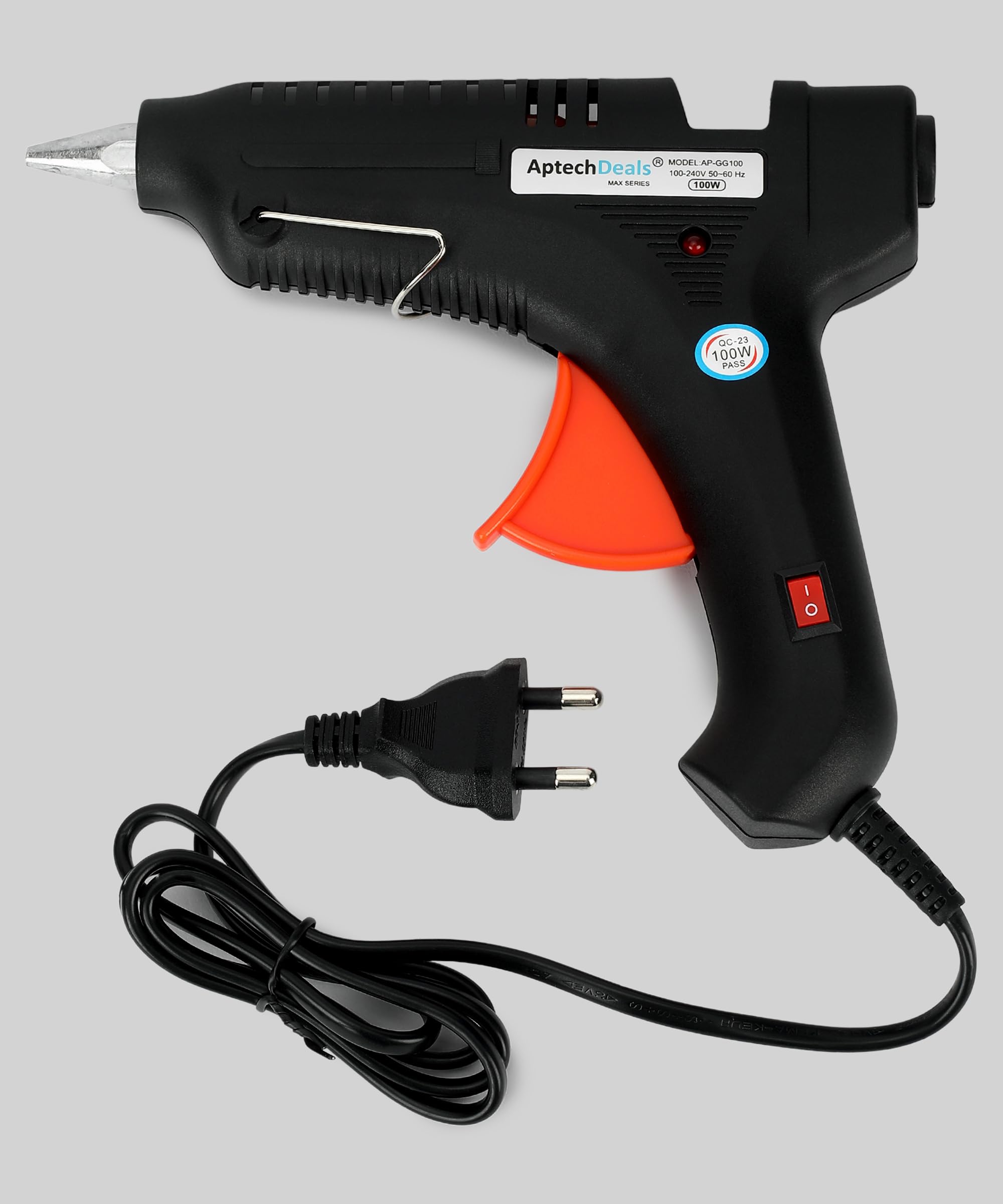 APTECH DEALS 100W Hot Glue Gun Kit with 5 Glue Sticks - Fast Heating Craft Tool for DIY Projects, Home Repairs, and Arts & Crafts