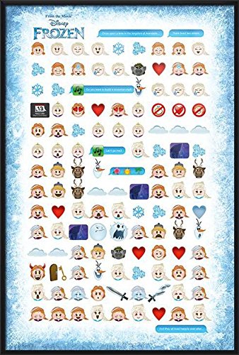 Frozen Disney Movie Framed Poster Print - 24