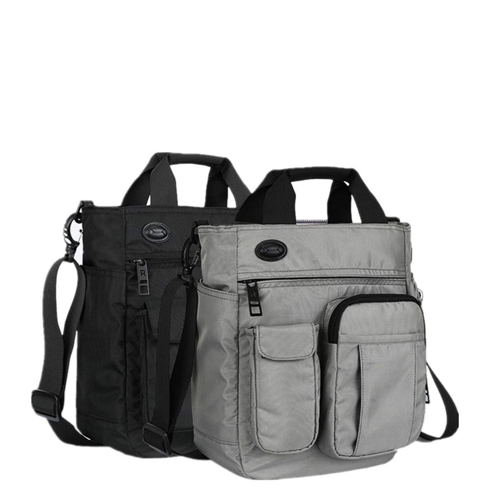 AlwaySky Nylon Crossbody Messenger Bag for Men & Women - Lightweight Waterproof Shoulder Bag with USB Charging Port, Laptop Compartment - Perfect for Travel, Work, School & Outdoor Activities