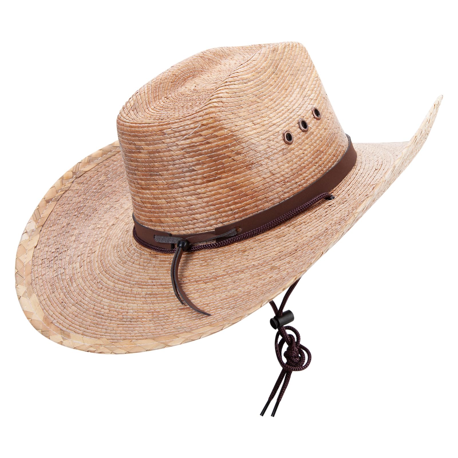 Authentic Mexican Style Wide Brim Safari Hat - UPF 50+ Sun Protection for Outdoor Adventures, Travel & Beach Vacations