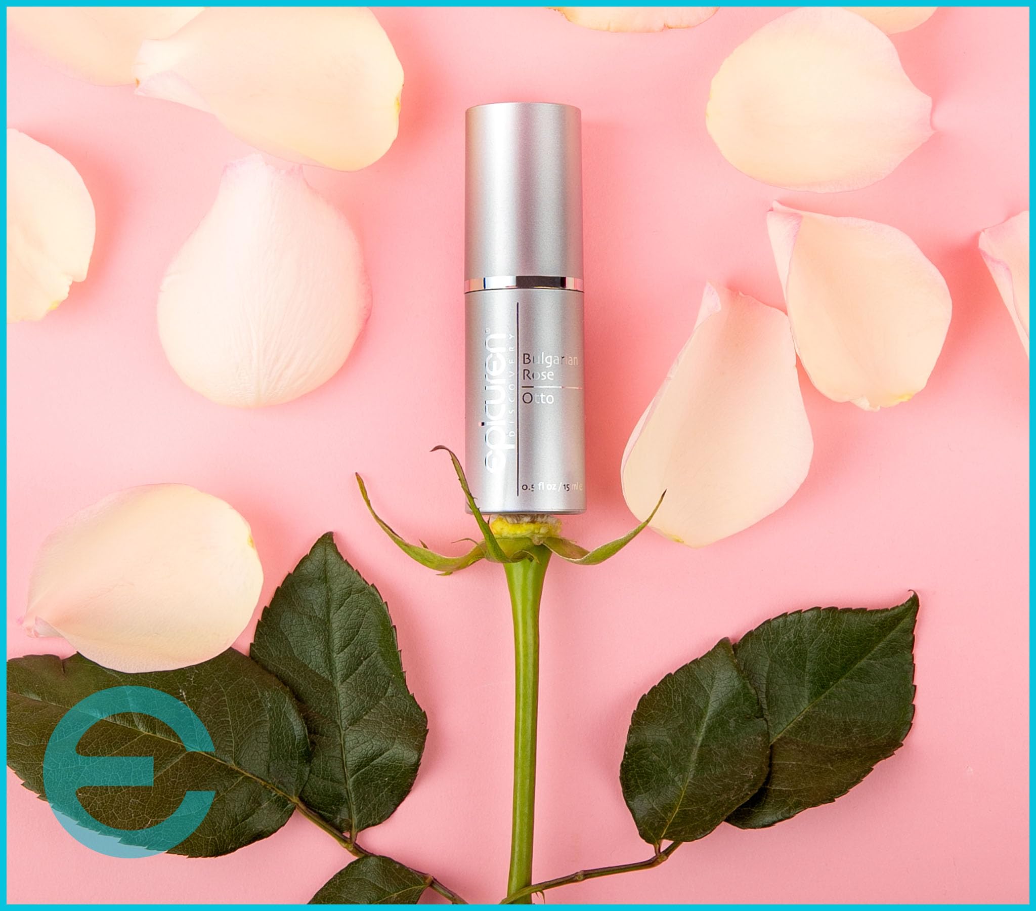 Epicuren Discovery Bulgarian Rose Otto Essential Oil - 0.5 Fl Oz (15ml) Pure Organic Rose Oil for Skin Care, Aromatherapy & Relaxation | Perfect for Massage, Diffusers & DIY Beauty Products